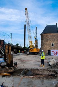Unieke praktijkproef met diepwanden in Delft