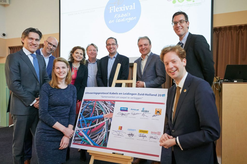 Ondertekening uitvoeringsprotocol kabels en leidingen Zuid-Holland