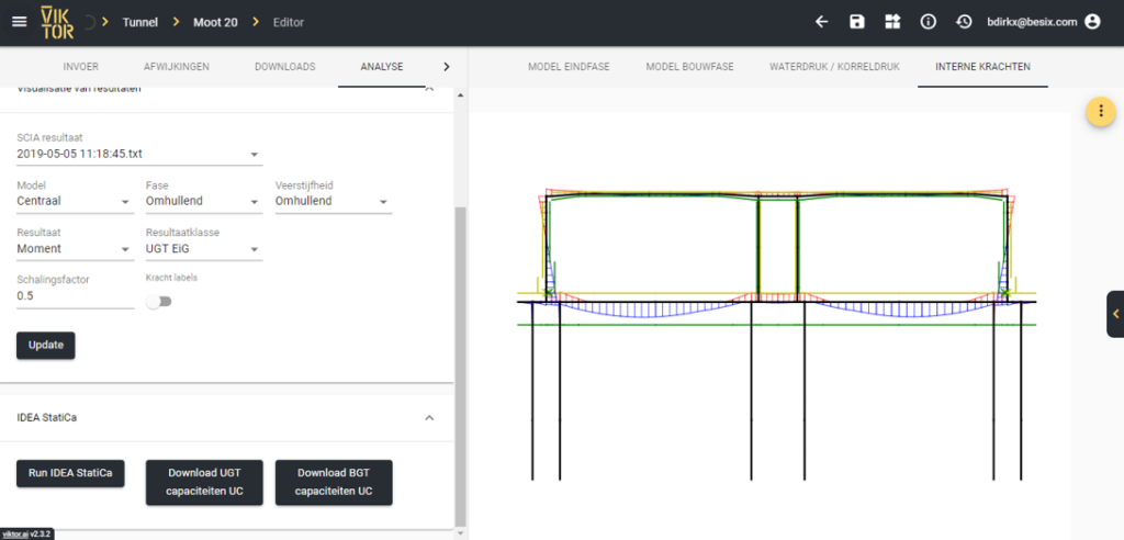 VIKTOR_A16_Screenshot krachten vs capaciteit wapening