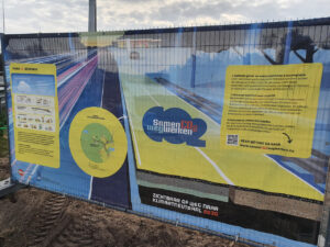 Waterbergend vermogen onder de snelweg