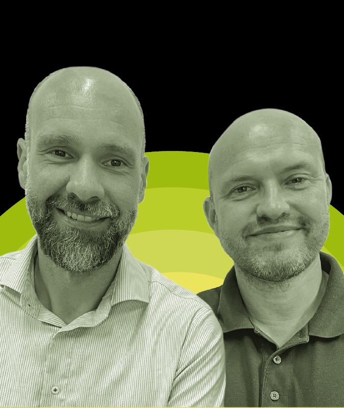 Alex Schipperheijn en Matthijs van den Hatert